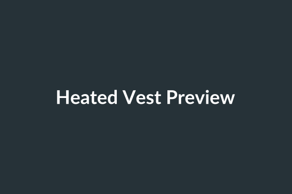 Venustas 7.4V Heated Vest